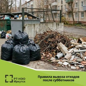 Разъясняем правила вывоза отходов после субботников