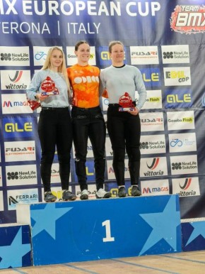 Ангарская спортсменка Майя Савина завоевала серебряную медаль на втором этапе Кубка Европы по велосипедному спортуВМХ среди андеров (велогонщиц до 23 лет)