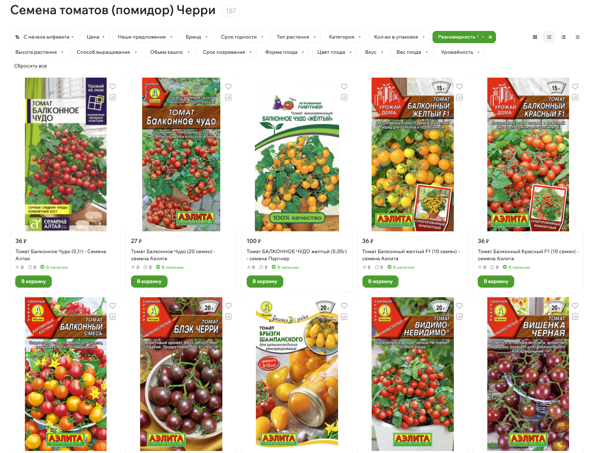 Томаты черри: разнообразие сортов для каждого садовода