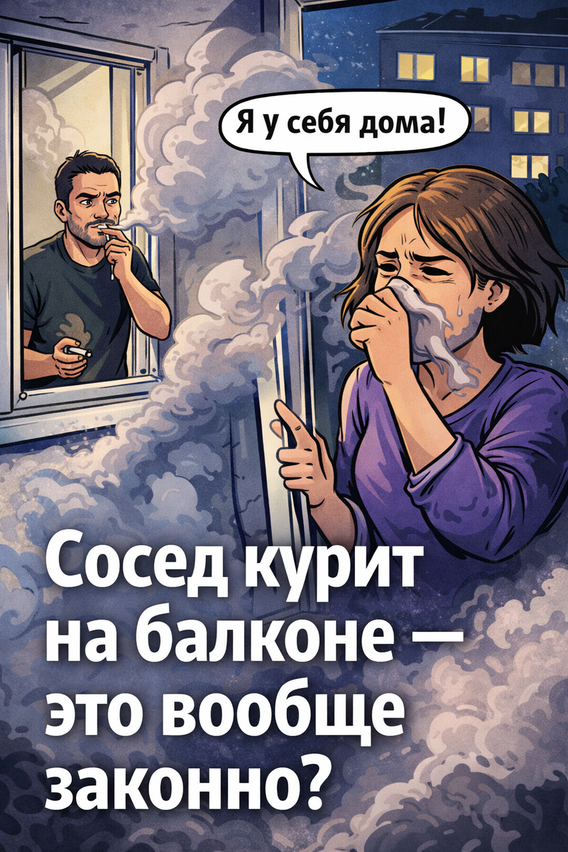 Соседи-курильщики: Как защитить себя от неприятного запаха?