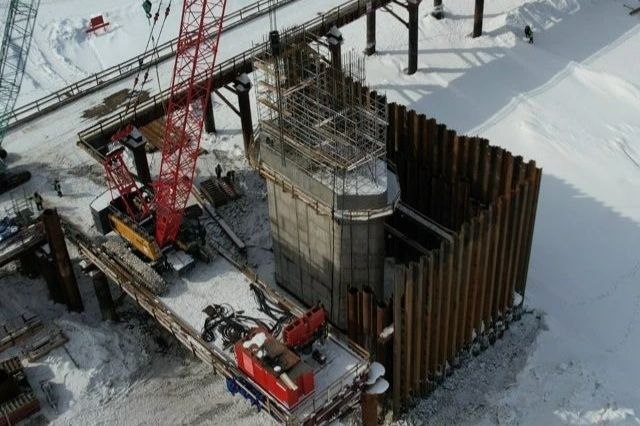 Игорь Кобзев: Высокими темпами идёт строительство самого крупного дорожного объекта региона – моста через Витим в Бодайбинском районе