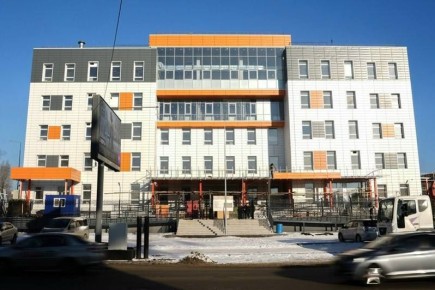 Поликлиника № 15 в предместье Рабочее готова на 96%