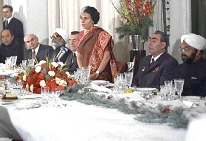 Кулинарные предпочтения Леонида Брежнева во время визитов в Индию