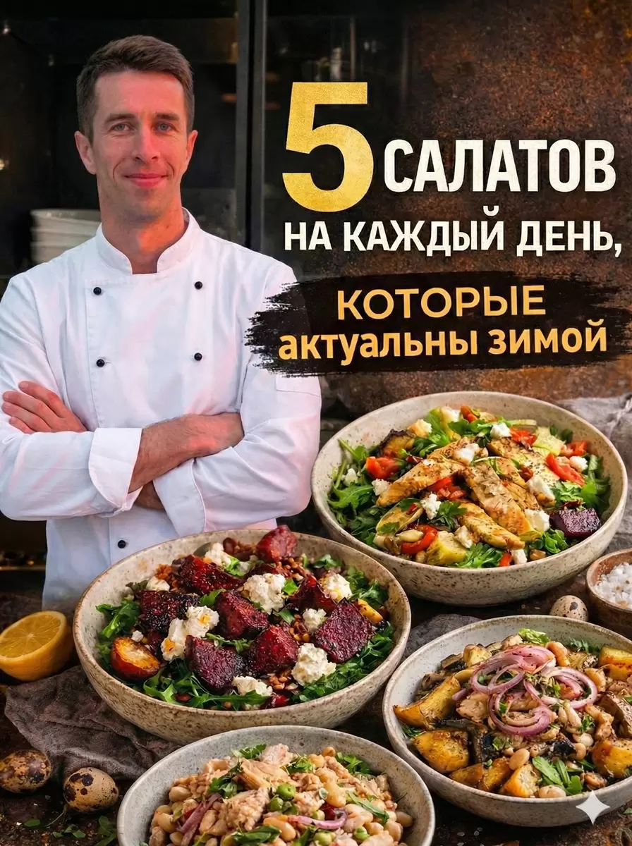 Зимние салаты: вкусно и сытно в холодное время года