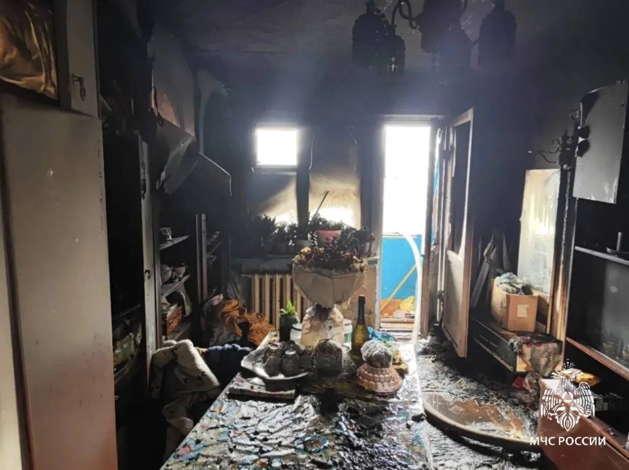 Женщина получила травмы на пожаре в Братске, сообщают в МЧС