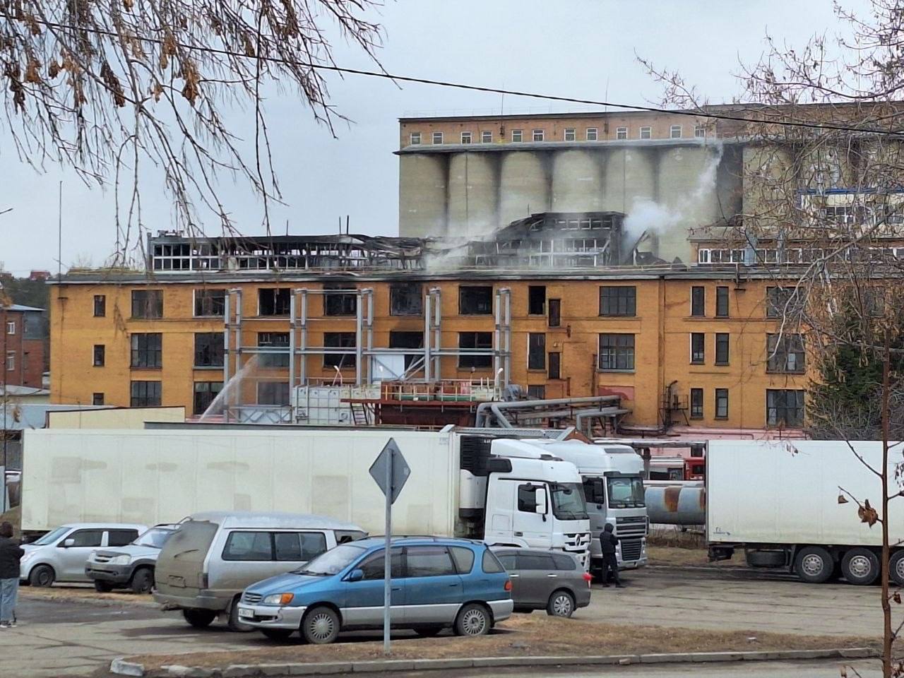 Прокуратура контролирует проверку по факту пожара на Иркутском Масложиркомбинате