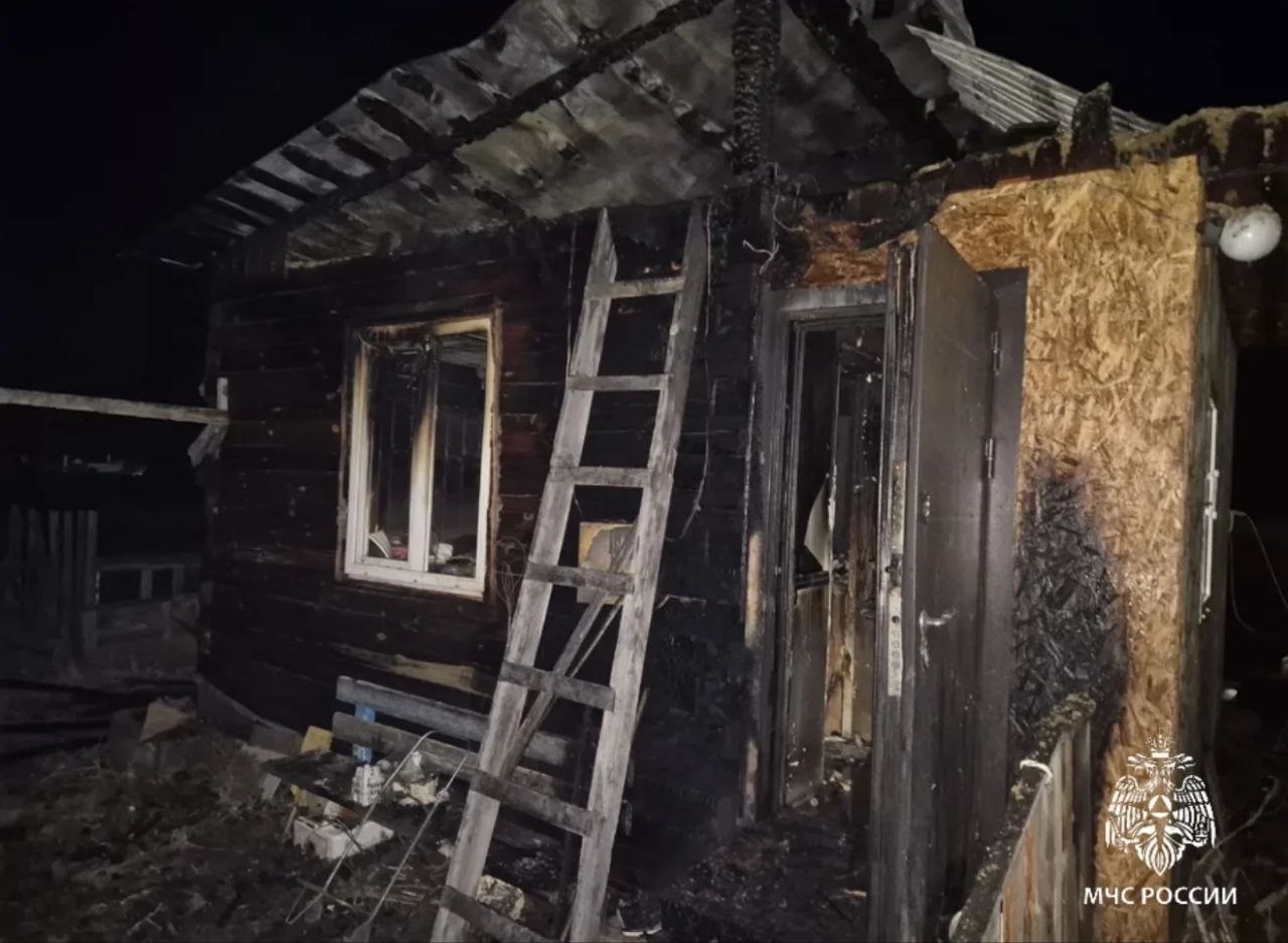 Женщина погибла на пожаре из-за непотушенной сигареты