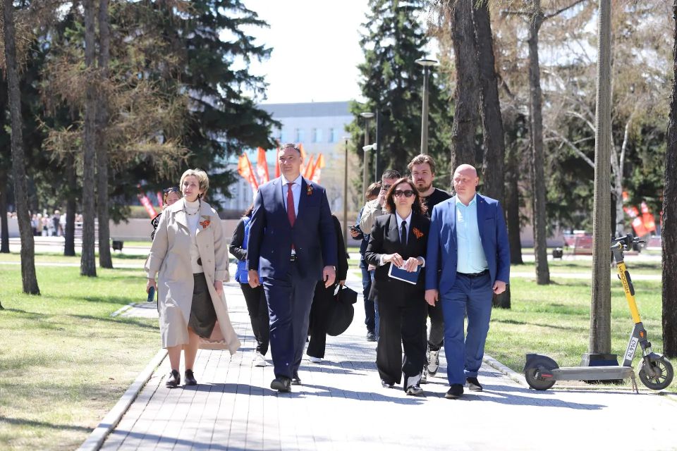 Мэр Руслан Болотов проверил готовность города к празднованию Дня Победы
