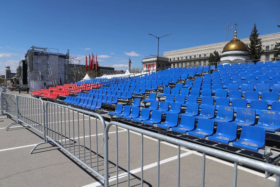 Мэр Руслан Болотов проверил готовность города к празднованию Дня Победы Мэр Руслан Болотов проверил готовность города к празднованию Дня Победы