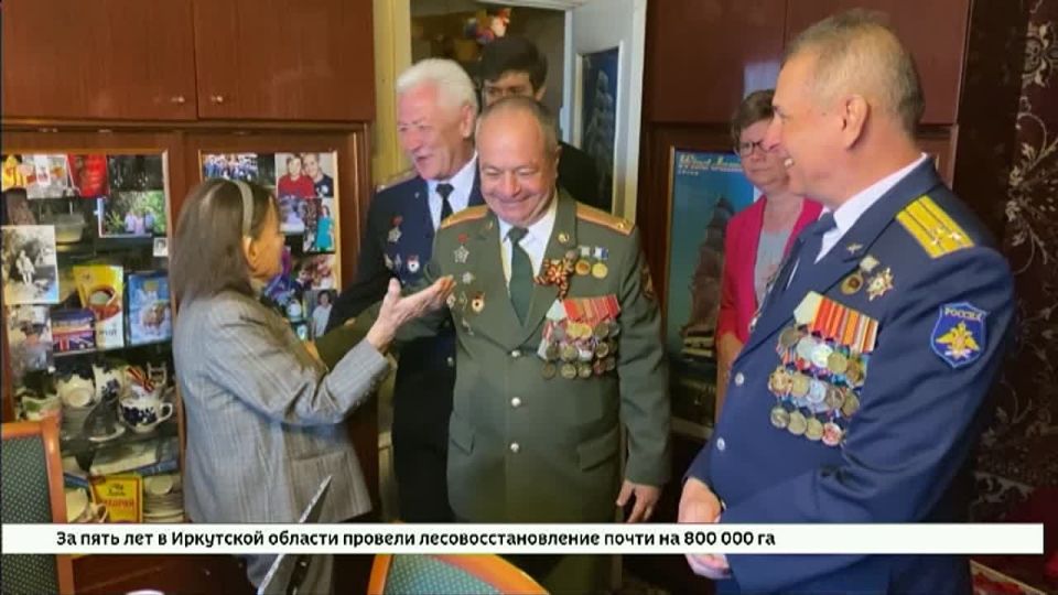 Огонь с Могилы Неизвестного Солдата передали иркутскому ветерану