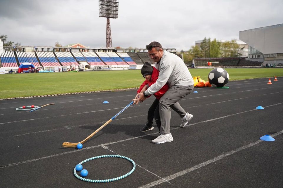 Фестивали семейного спорта состоялись 16 мая на стадионе «Труд» в Иркутске