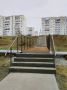 В микрорайоне Зеленый обновляют надземный переход