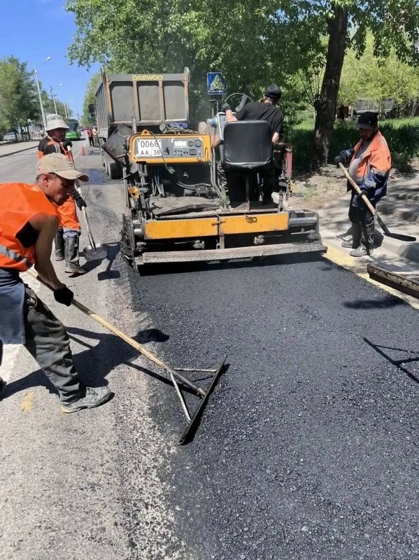 В Иркутске активно ремонтируют дороги В Иркутске активно ремонтируют дороги