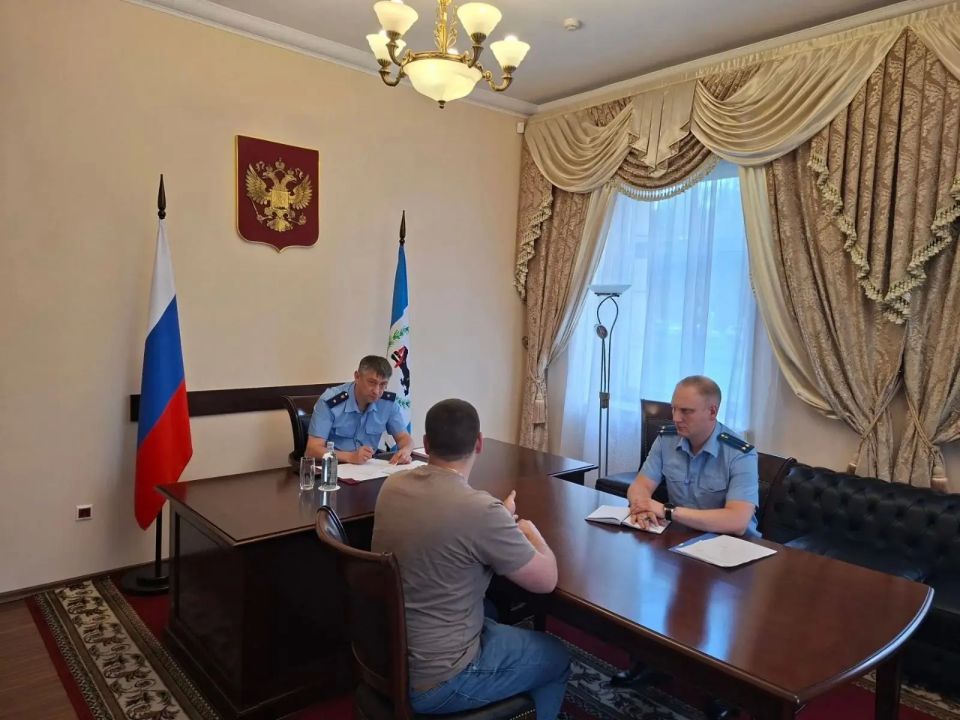 Прокурор Иркутской области Паволин С.В. провел личный прием в региональной приемной Президента Российской Федерации