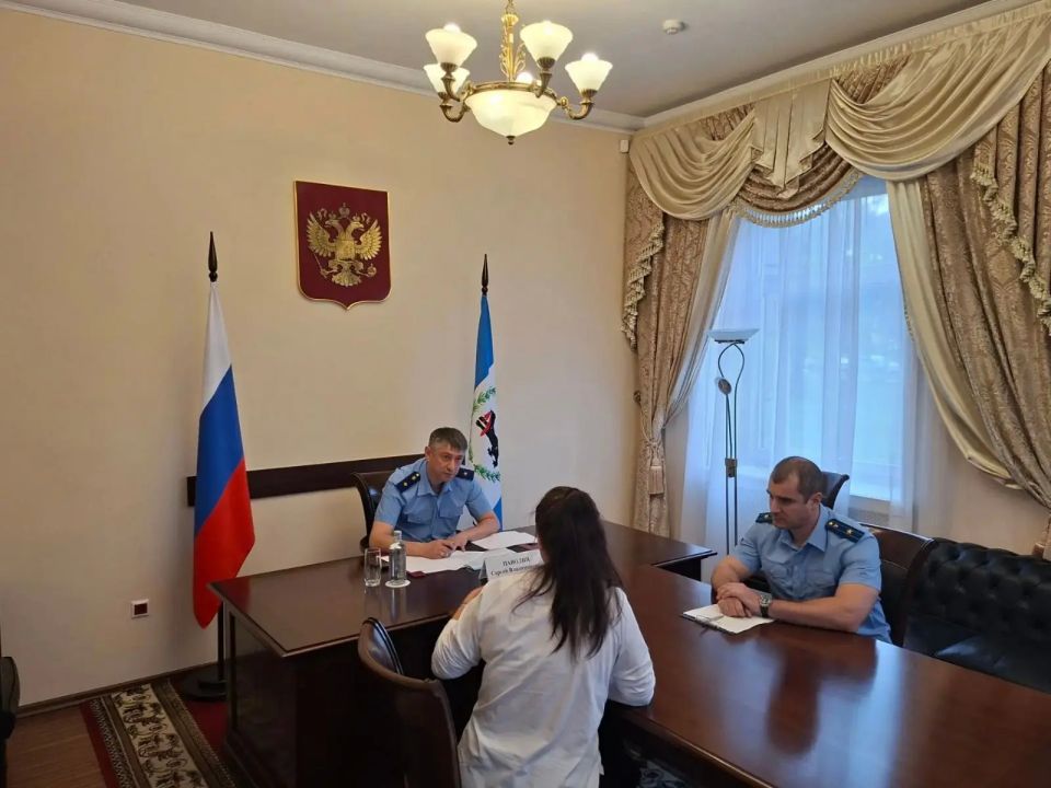 Прокурор Иркутской области Паволин С.В. провел личный прием в региональной приемной Президента Российской Федерации Прокурор Иркутской области Паволин С.В. провел личный прием в региональной приемной Президента Российской Федерации