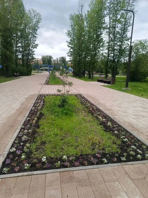 Завершается высадка цветов на городские клумбы в Иркутске Завершается высадка цветов на городские клумбы в Иркутске