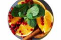 Согревающий апельсиновый чай с корицей