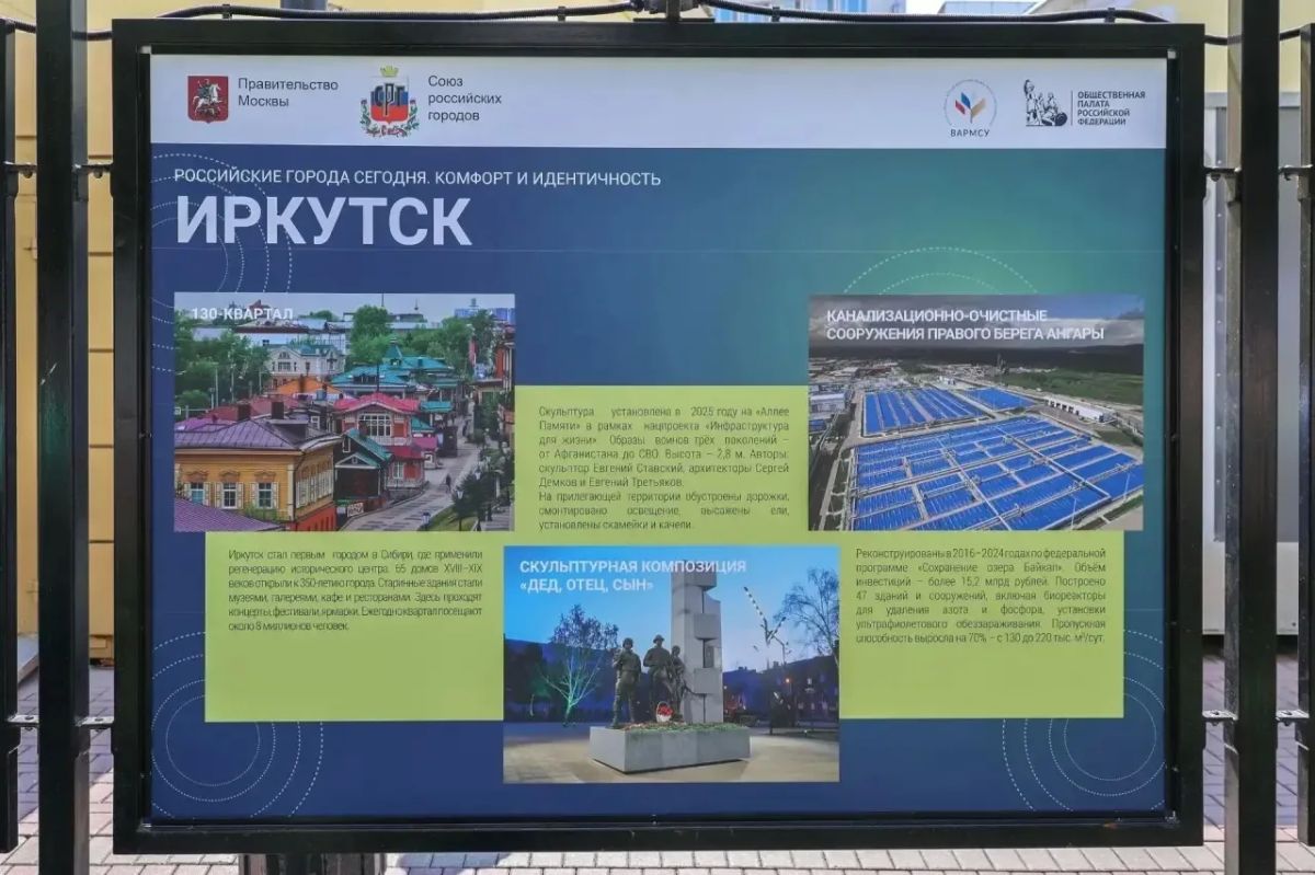 Достижения Иркутска представлены на фотовыставке «Городская эволюция Достижения Иркутска представлены на фотовыставке «Городская эволюция