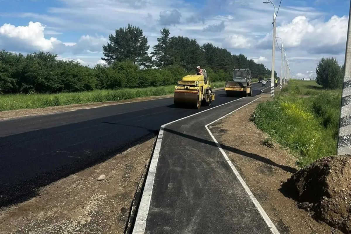На автодороге Нижнеудинск – Порог обновляют участок дороги протяженностью 2,6 км