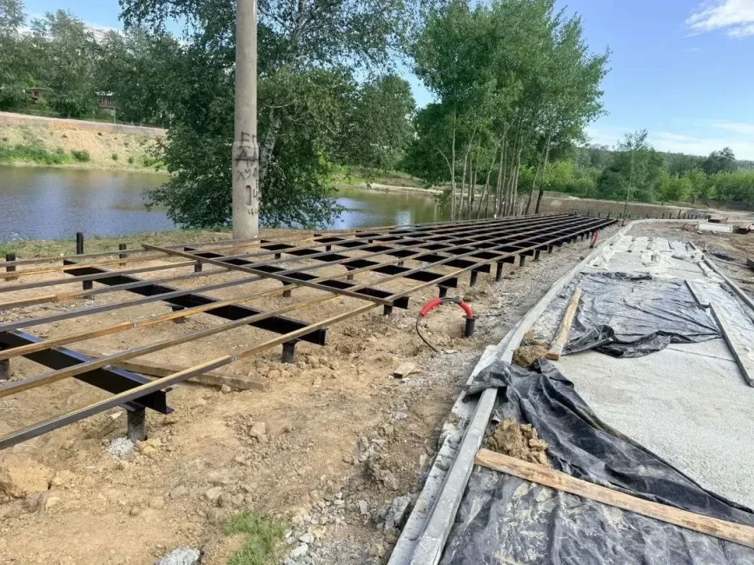 Благоустройство парка отдыха «Караси» продолжается в Иркутске Благоустройство парка отдыха «Караси» продолжается в Иркутске