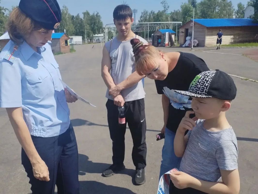 Профилактическая акция «Безопасное лето» прошла в Братске Профилактическая акция «Безопасное лето» прошла в Братске