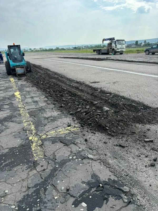 Взлетно-посадочная полоса аэропорта Киренска обретает новую жизнь