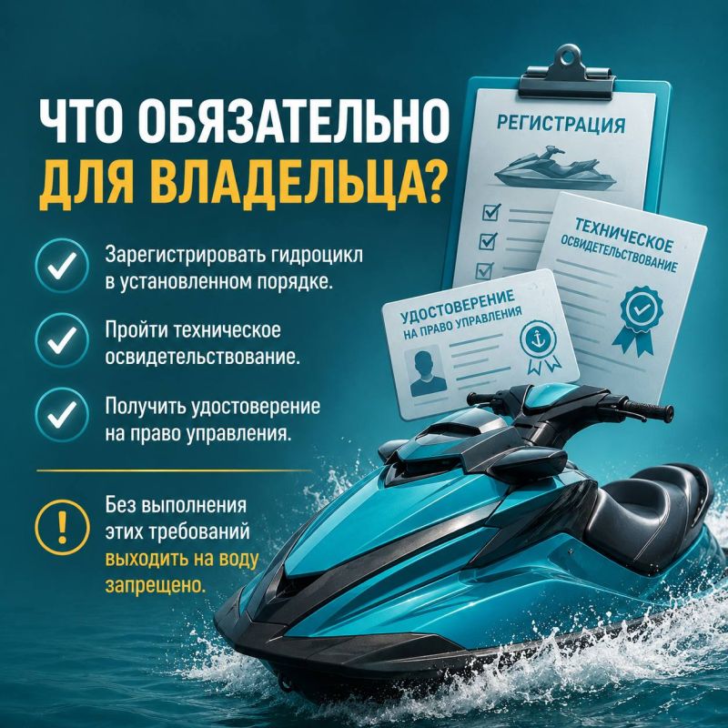 Гидроцикл — это не только скорость и отдых, но и повышенная ответственность Гидроцикл — это не только скорость и отдых, но и повышенная ответственность