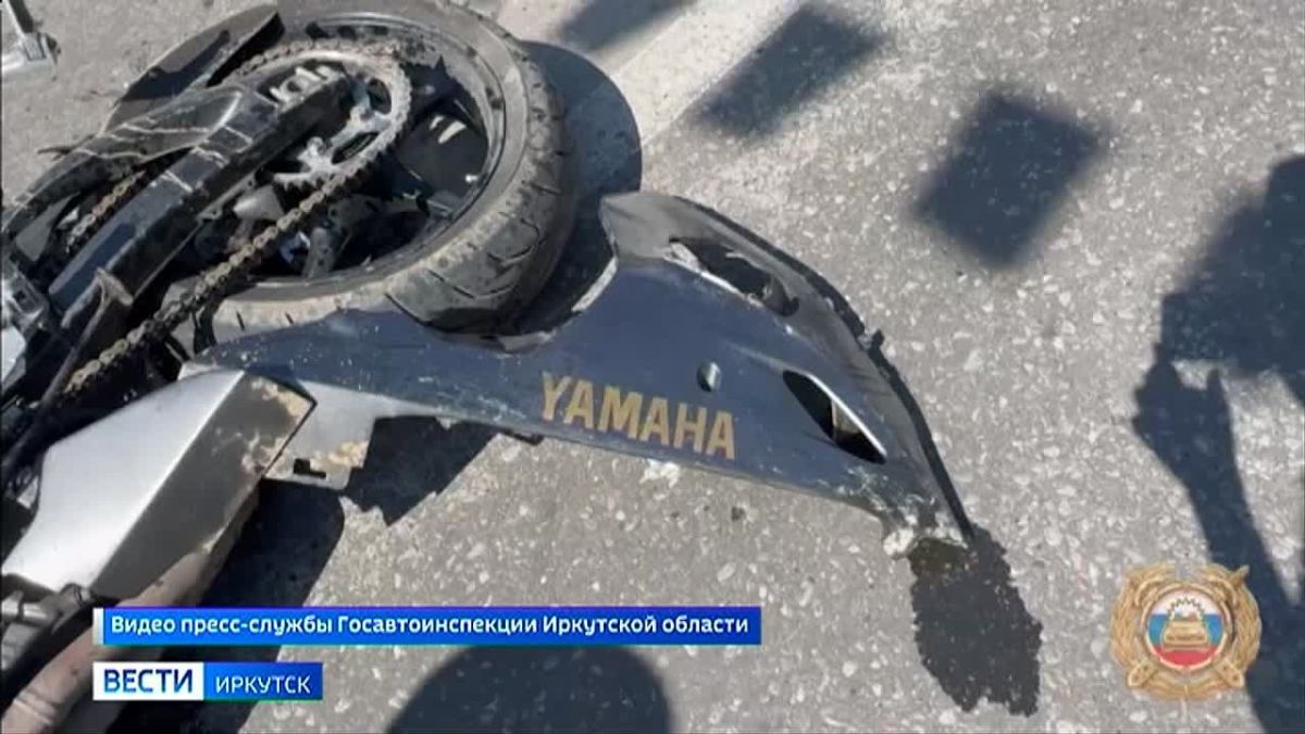 Мотоциклист погиб сегодня в ДТП в центре Иркутска