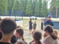 В Ангарском городском округе Госавтоинспекторы организовали интерактивный урок безопасности в лагере Олимпийского резерва