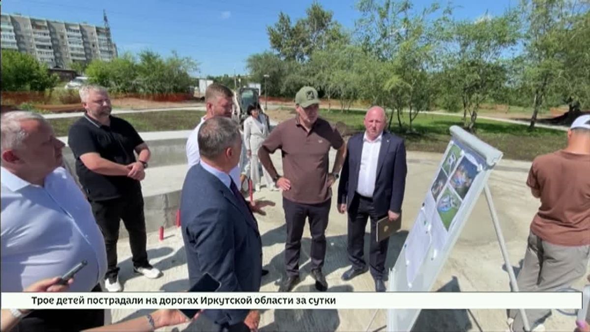 Семь общественных пространств благоустраивают в Иркутске этим летом