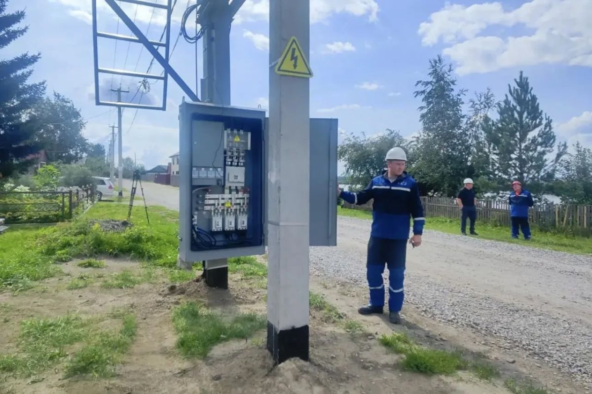 В Тайтурке обновили электросети