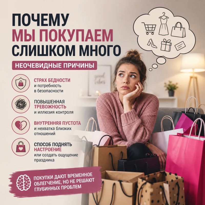 Почему мы покупаем вещи, которые нам не нужны?