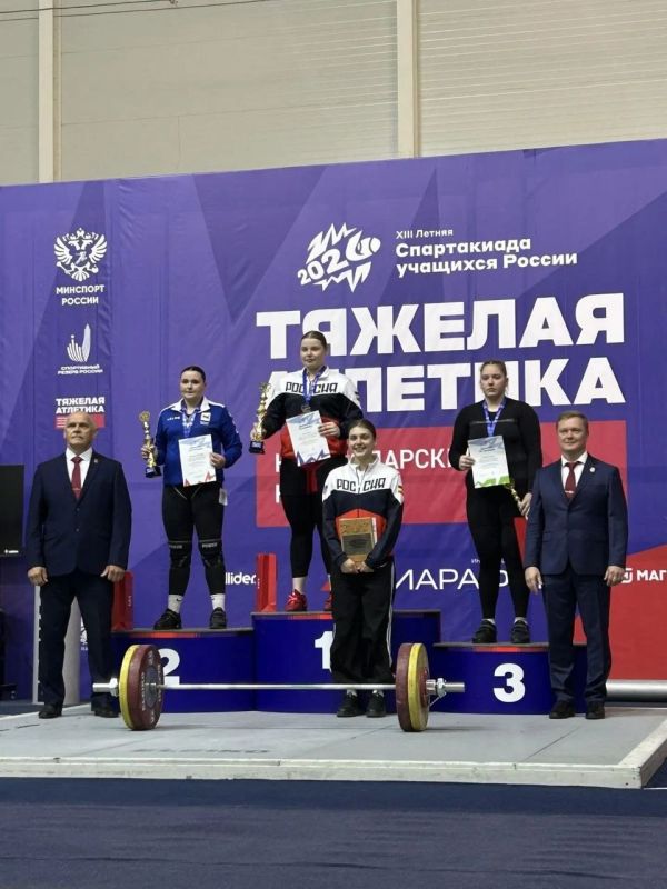 Спортсмены Приангарья завоевали две медали в финале XIII летней Спартакиады учащихся России по тяжелой атлетике Спортсмены Приангарья завоевали две медали в финале XIII летней Спартакиады учащихся России по тяжелой атлетике