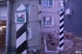 На бульваре Постышева появился арт-объект в виде верстового столба