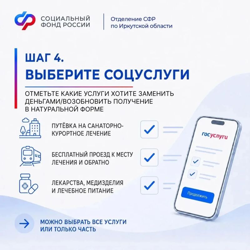 До 1 октября федеральные льготники Иркутской области могут выбрать, как получать набор социальных услуг — в натуральной форме или в денежном эквиваленте До 1 октября федеральные льготники Иркутской области могут выбрать, как получать набор социальных услуг — в натуральной форме или в денежном эквиваленте