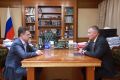 Александр Новак встретился с губернатором Иркутской области Игорем Кобзевым