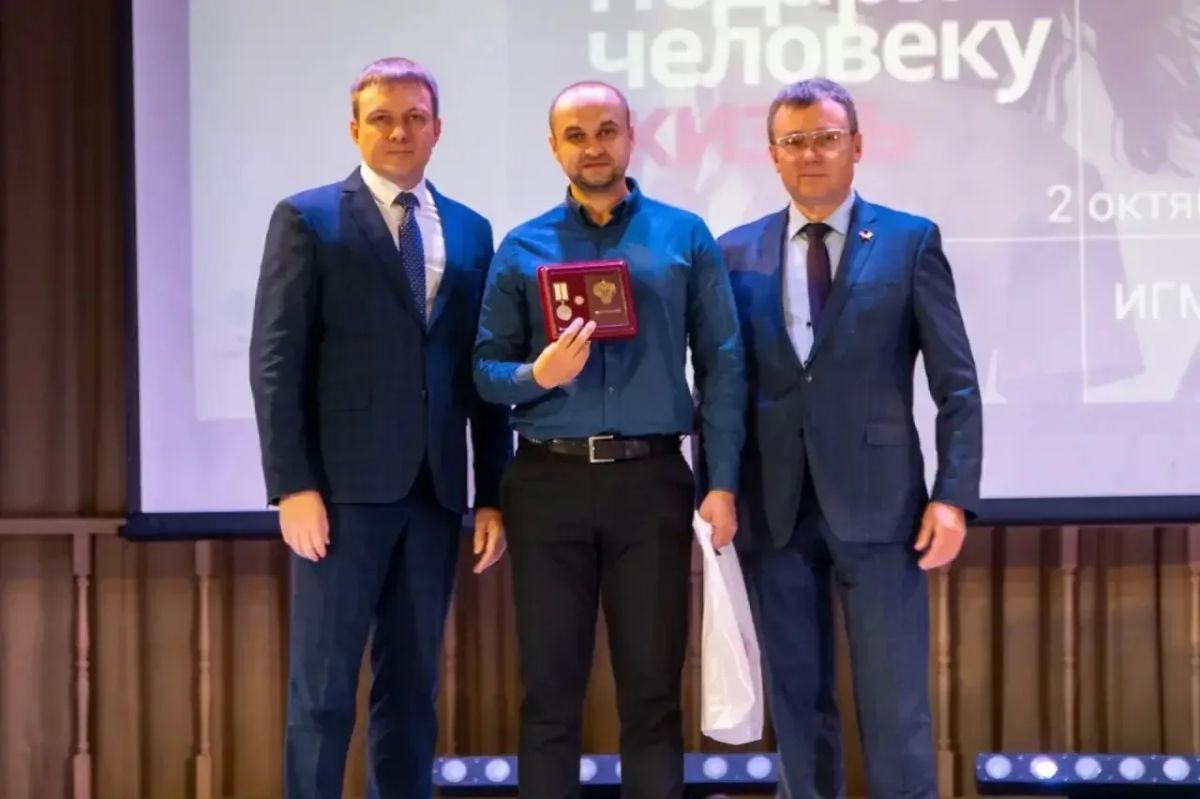 Игорь Кобзев: Ведомственные награды Федерального медико-биологического агентства – медали «Донору костного мозга Игорь Кобзев: Ведомственные награды Федерального медико-биологического агентства – медали «Донору костного мозга