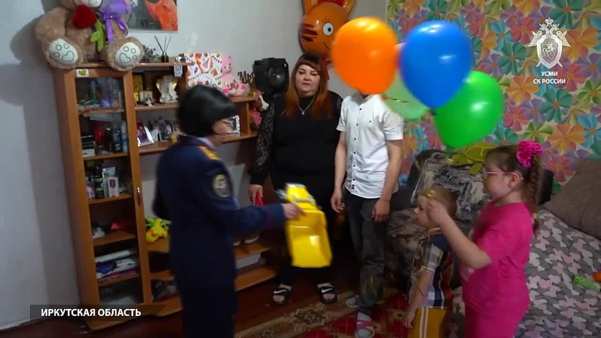 В Иркутской области благодаря содействию следователей СК России многодетная семья получила благоустроенную квартиру