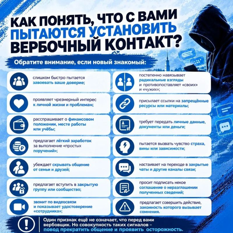 ВЕРБОВКА В СЕТИ: КАК НЕ ПОПАСТЬ В ЛОВУШКУ? ВЕРБОВКА В СЕТИ: КАК НЕ ПОПАСТЬ В ЛОВУШКУ?