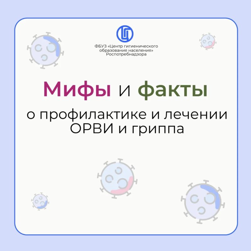 Готовимся к сезону гриппа. В период сезонного подъёма заболеваемости респираторными инфекциями многие сталкиваются с заблуждениями о профилактике и лечении гриппа и ОРВИ