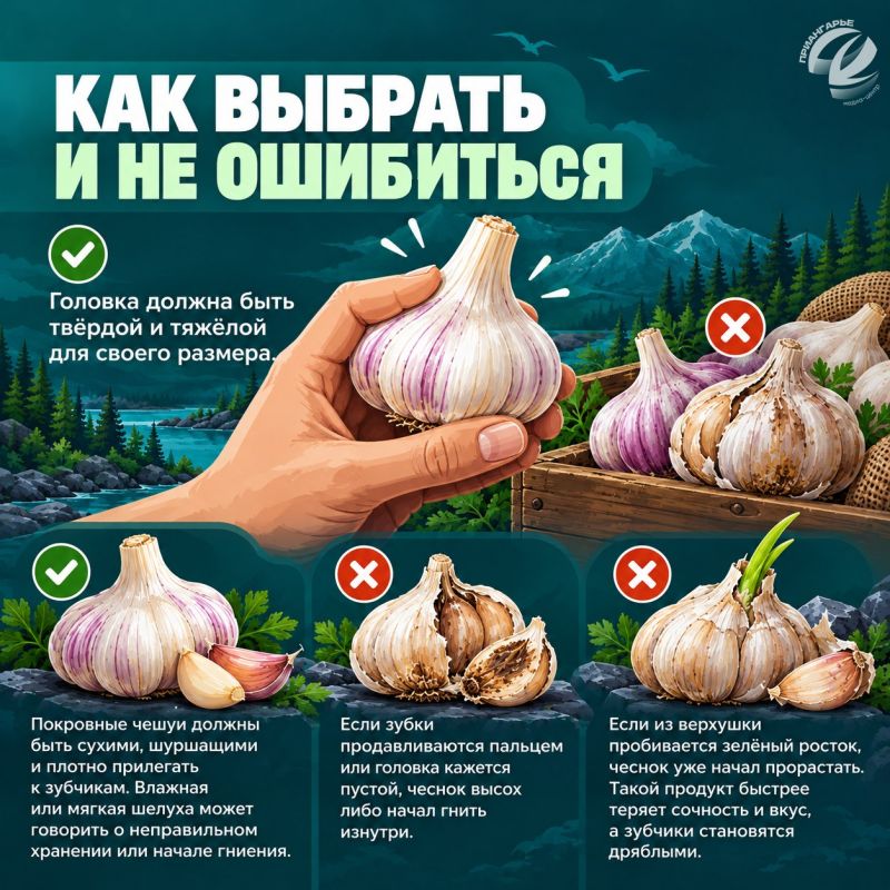Как выбрать чеснок и сохранить его до весны Как выбрать чеснок и сохранить его до весны