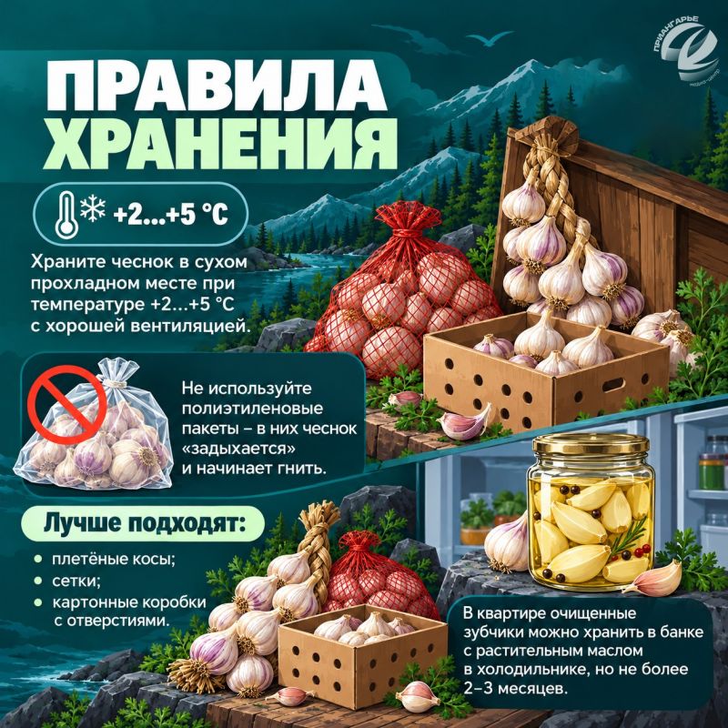 Как выбрать чеснок и сохранить его до весны Как выбрать чеснок и сохранить его до весны