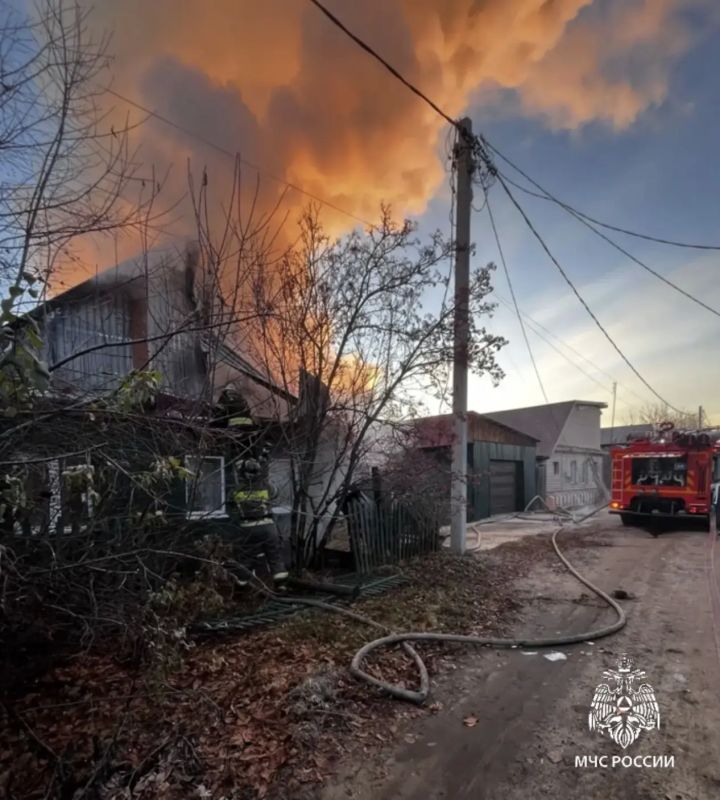 Мужчина получил травмы на пожаре в Усолье-Сибирском