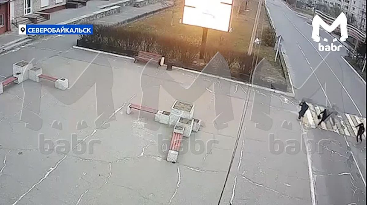 Женщина-водитель снесла толпу людей в Северобайкальске
